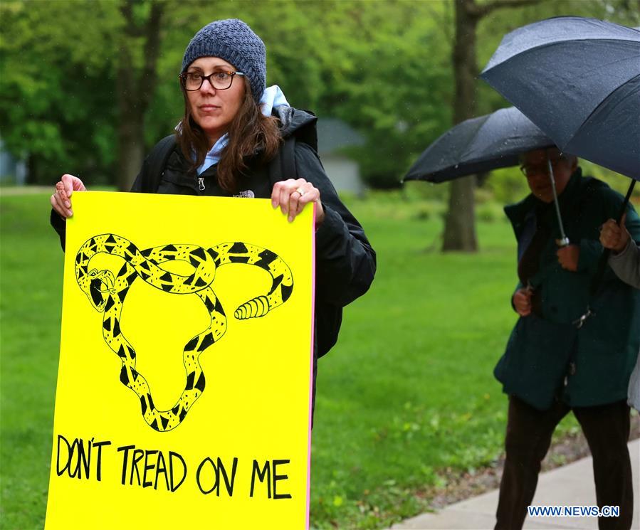 U.S.-ILLINOIS-EVANSTON-ABORTION BAN-PROTEST