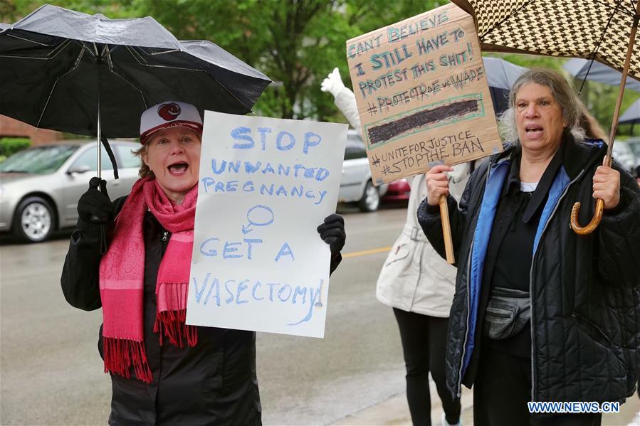 U.S.-ILLINOIS-EVANSTON-ABORTION BAN-PROTEST