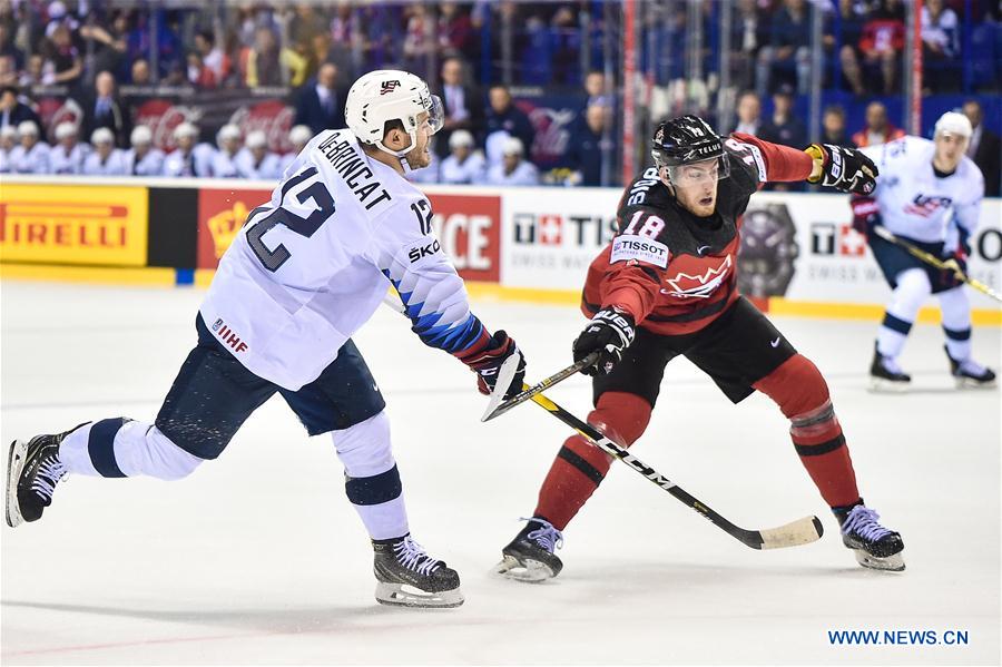 (SP)SLOVAKIA-KOSICE-ICE HOCKEY-IIHF-WORLD CHAMPIONSHIP-GROUP A-CAN VS USA