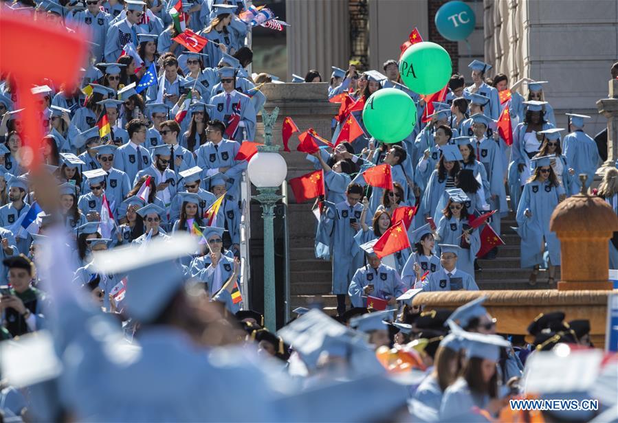 U.S.-NEW YORK-COLUMBIA UNIVERSITY-COMMENCEMENT CEREMONY