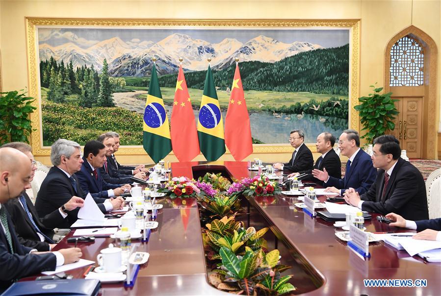 CHINA-BEIJING-WANG QISHAN-BRAZIL-VP-TALKS-COSBAN-MEETING (CN)