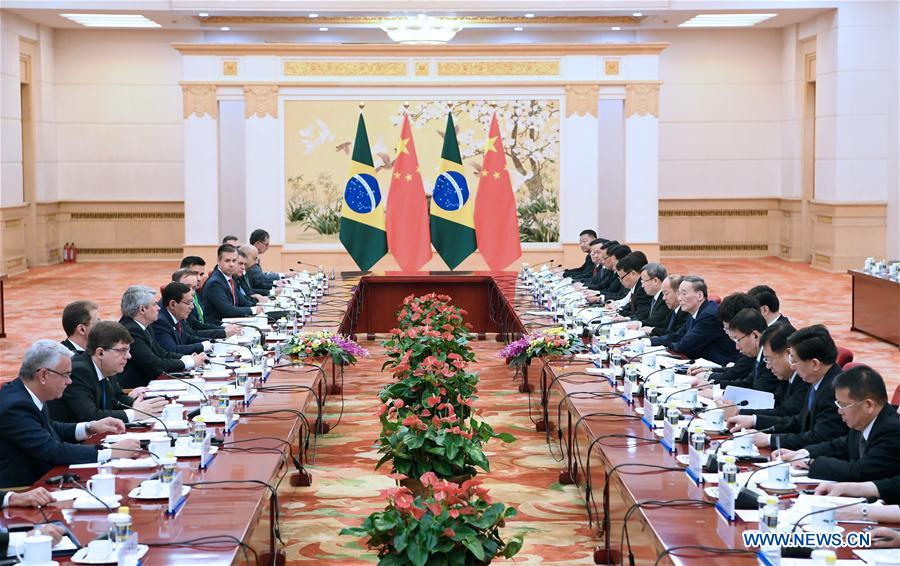 CHINA-BEIJING-WANG QISHAN-BRAZIL-VP-TALKS-COSBAN-MEETING (CN)