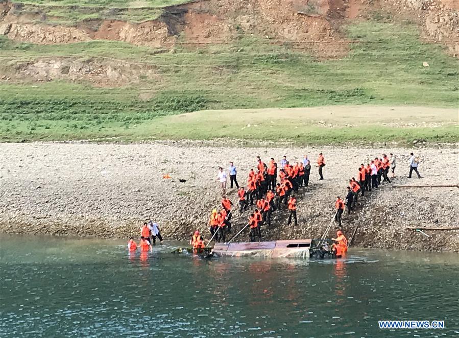 CHINA-GUIZHOU-BOAT ACCIDENT-RESCUE (CN)