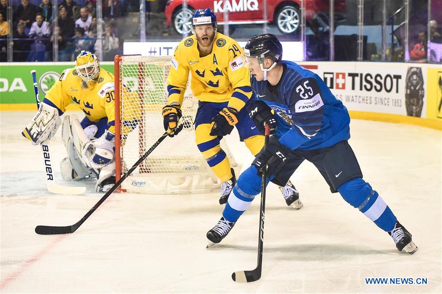 (SP)SLOVAKIA-KOSICE-ICE HOCKEY-IIHF-WORLD CHAMPIONSHIP-QUARTERFINAL-FIN VS SWE