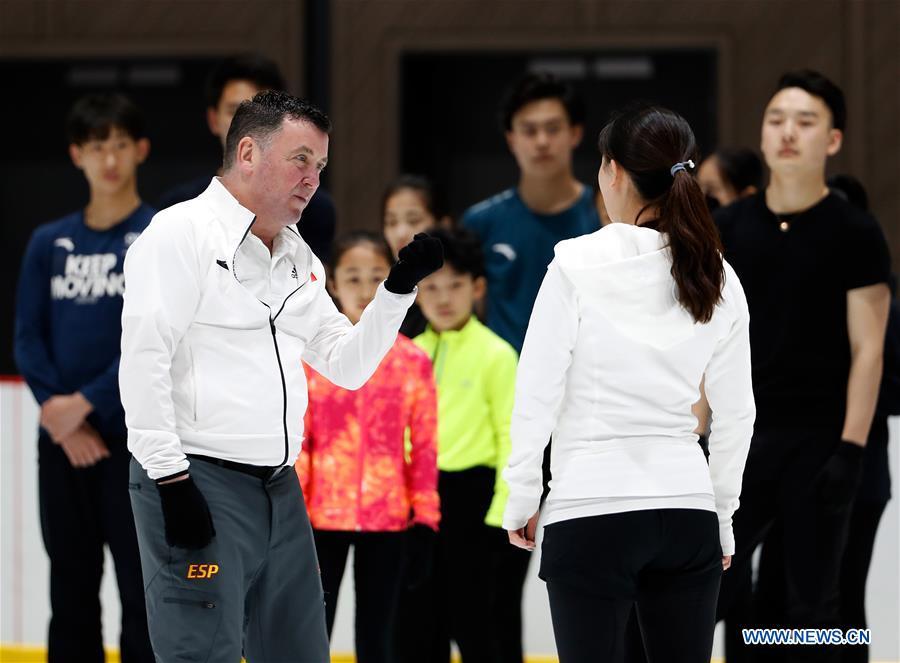 (SP)CHINA-BEIJING-FIGURE SKATING-TRAINING-BRIAN ORSER-TRACY WILSON (CN)