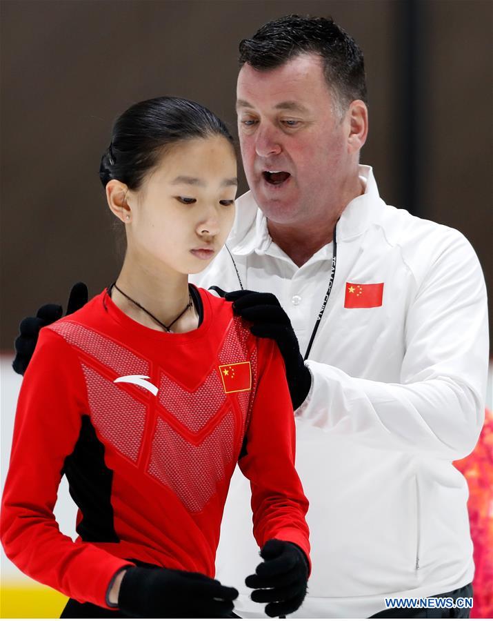 (SP)CHINA-BEIJING-FIGURE SKATING-TRAINING-BRIAN ORSER-TRACY WILSON (CN)