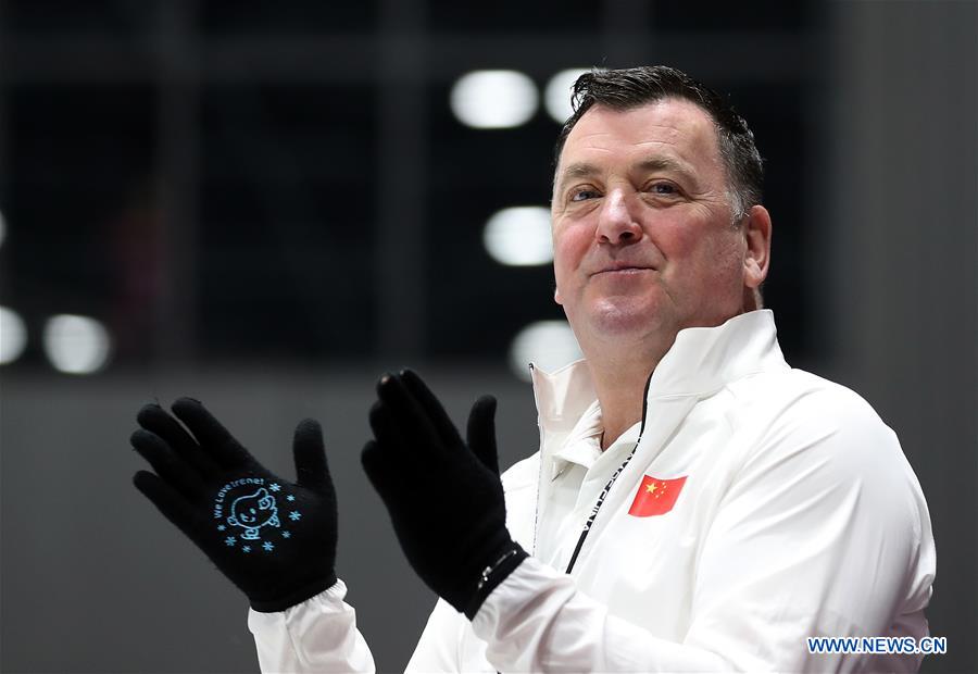 (SP)CHINA-BEIJING-FIGURE SKATING-TRAINING-BRIAN ORSER-TRACY WILSON (CN)