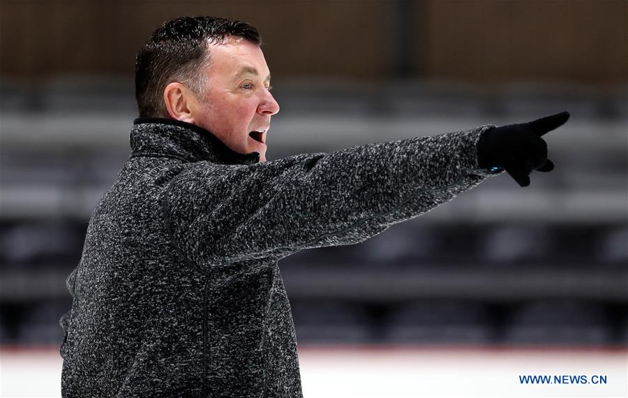 (SP)CHINA-BEIJING-FIGURE SKATING-TRAINING-BRIAN ORSER-TRACY WILSON (CN)