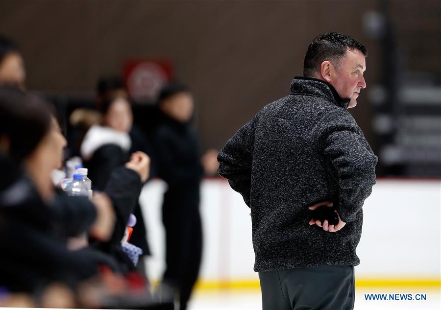 (SP)CHINA-BEIJING-FIGURE SKATING-TRAINING-BRIAN ORSER-TRACY WILSON (CN)
