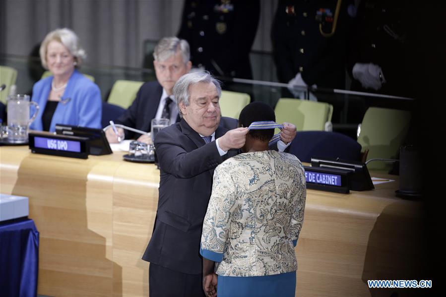 UN-PEACEKEEPING-DIAGNE MEDAL-AWARD CEREMONY