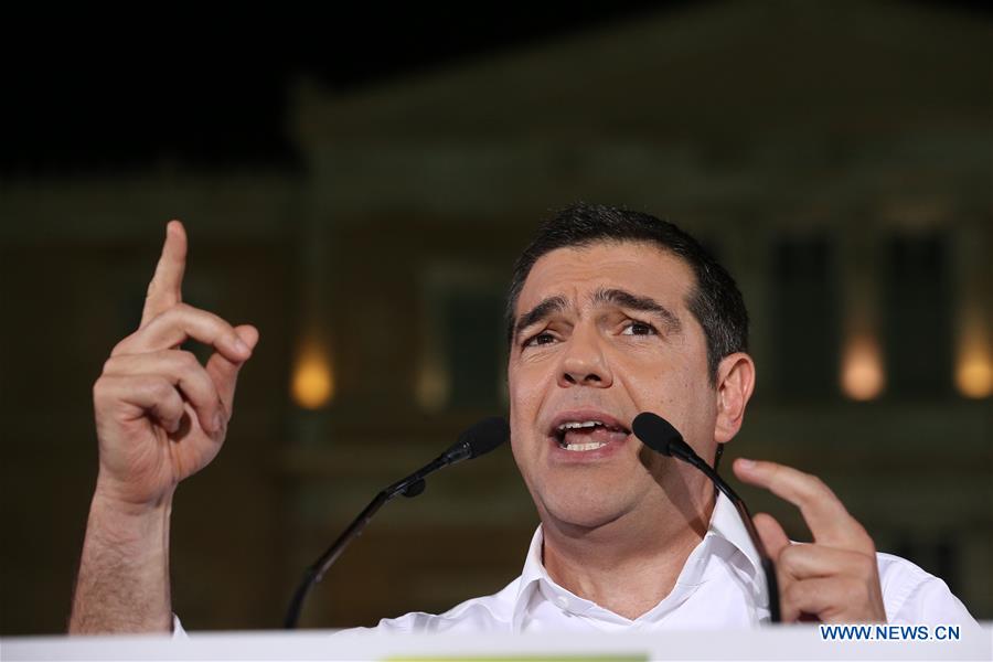 GREECE-ATHENS-TSIPRAS-PRE-ELECTION-RALLY