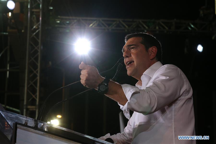 GREECE-ATHENS-TSIPRAS-PRE-ELECTION-RALLY