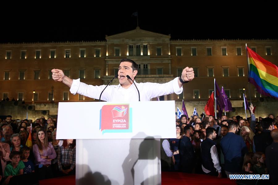 GREECE-ATHENS-TSIPRAS-PRE-ELECTION-RALLY