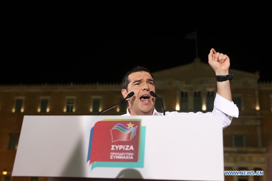 GREECE-ATHENS-TSIPRAS-PRE-ELECTION-RALLY