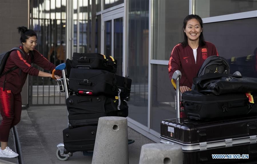 (SP)FRANCE-PARIS-FIFA WOMEN'S WORLD CUP-TEAM CHINA-ARRIVAL
