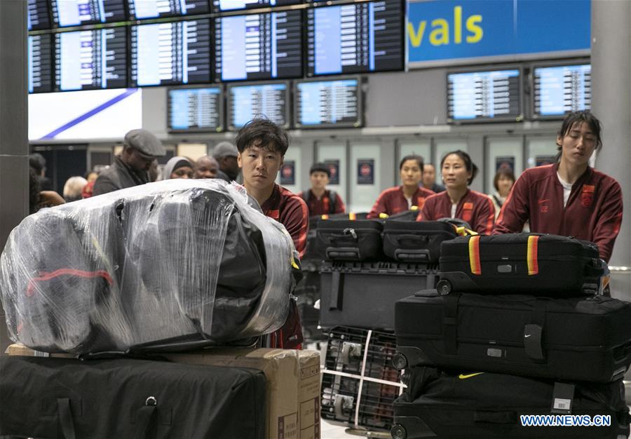 (SP)FRANCE-PARIS-FIFA WOMEN'S WORLD CUP-TEAM CHINA-ARRIVAL