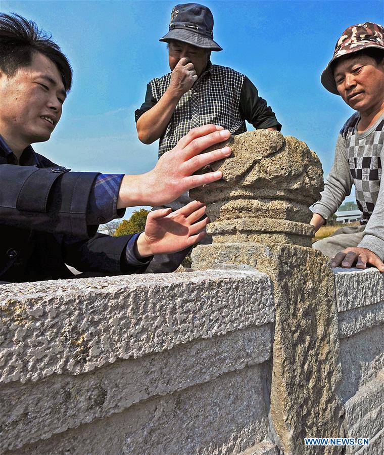 CHINA-ZHEJIANG-HUZHOU-ANCIENT BRIDGE-PROTECTION (CN)