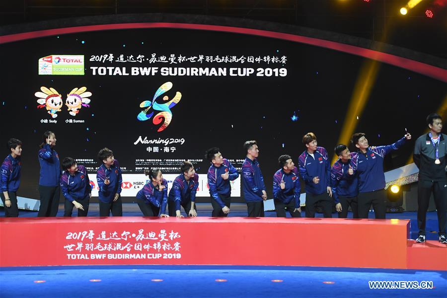 (SP)CHINA-NANNING-BADMINTON-SUDIRMAN CUP 2019(CN)