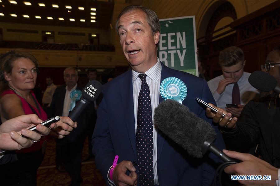 BRITAIN-SOUTHAMPTON-EUROPEAN PARLIAMENT ELECTIONS-BREXIT PARTY