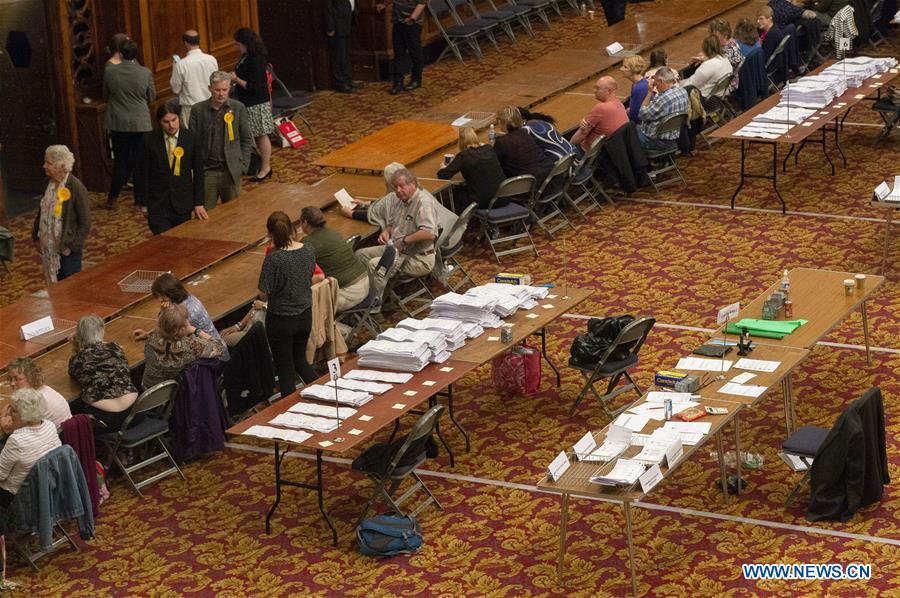 BRITAIN-SOUTHAMPTON-EUROPEAN PARLIAMENT ELECTIONS-COUNTING