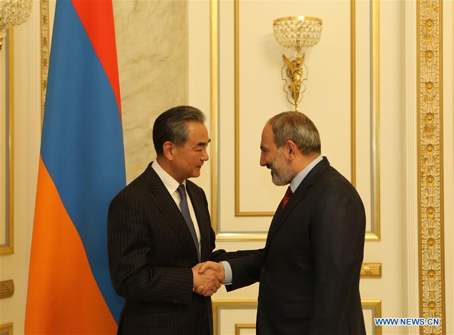 ARMENIA-YEREVAN-PM-CHINA-WANG YI-MEETING