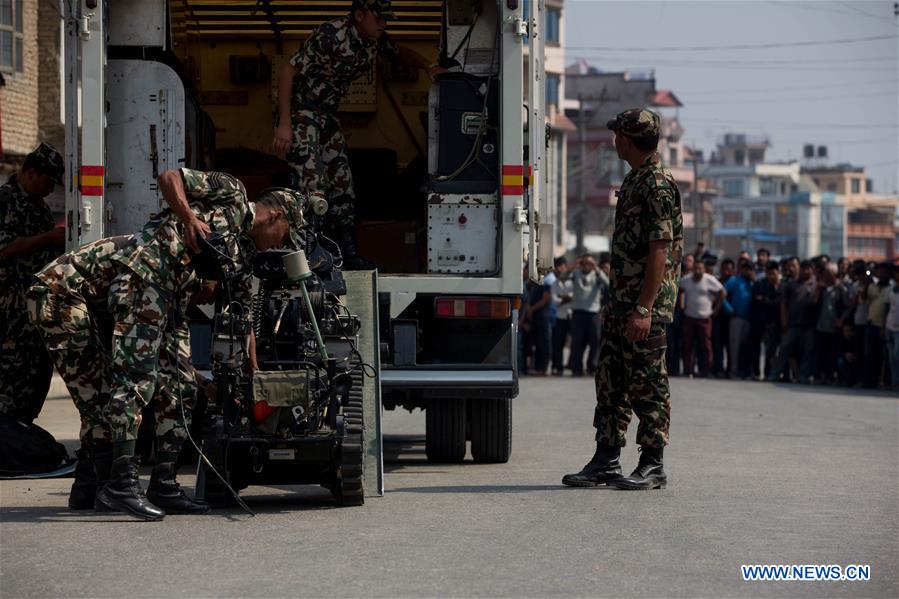 NEPAL-LALITPUR-NEPALESE ARMY BOMB DISPOSAL SQUAD