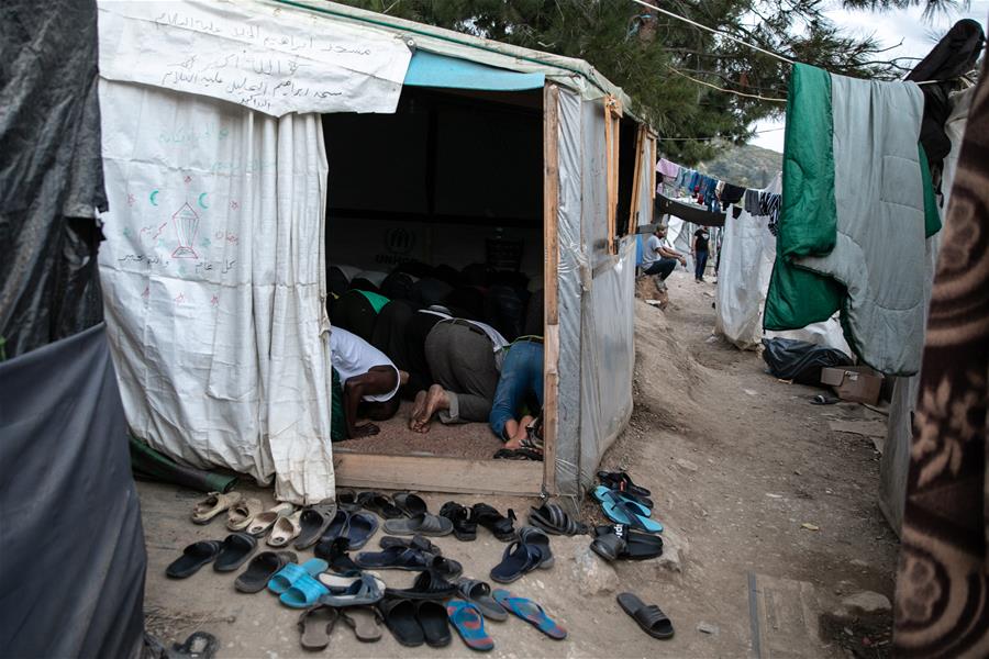 GREECE-SAMOS-REFUGEE CAMP