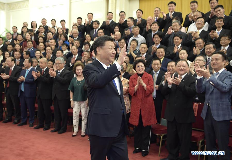 CHINA-BEIJING-XI JINPING-OVERSEAS CHINESE-REPRESENTATIVES-MEETING (CN)