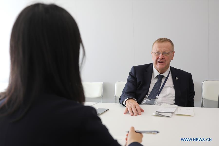 (SP)JAPAN-TOKYO-IOC-JOHN COATES-INTERVIEW