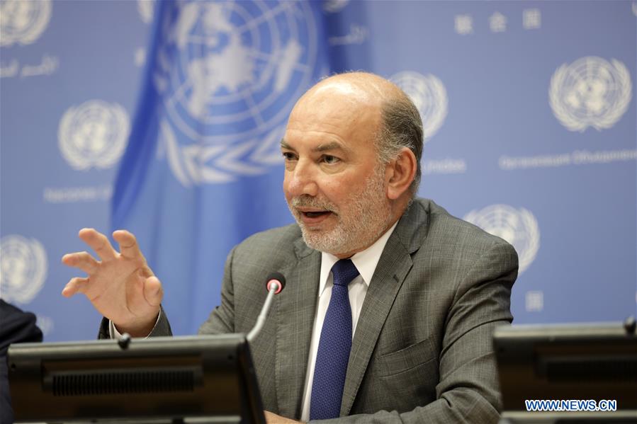 UN-2019 CLIMATE SUMMIT-PRESS CONFERENCE