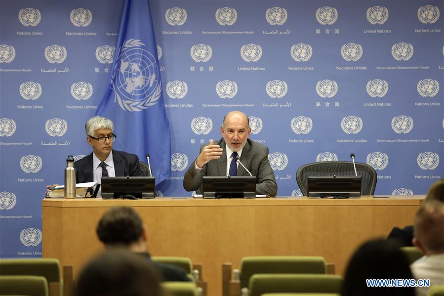 UN-2019 CLIMATE SUMMIT-PRESS CONFERENCE