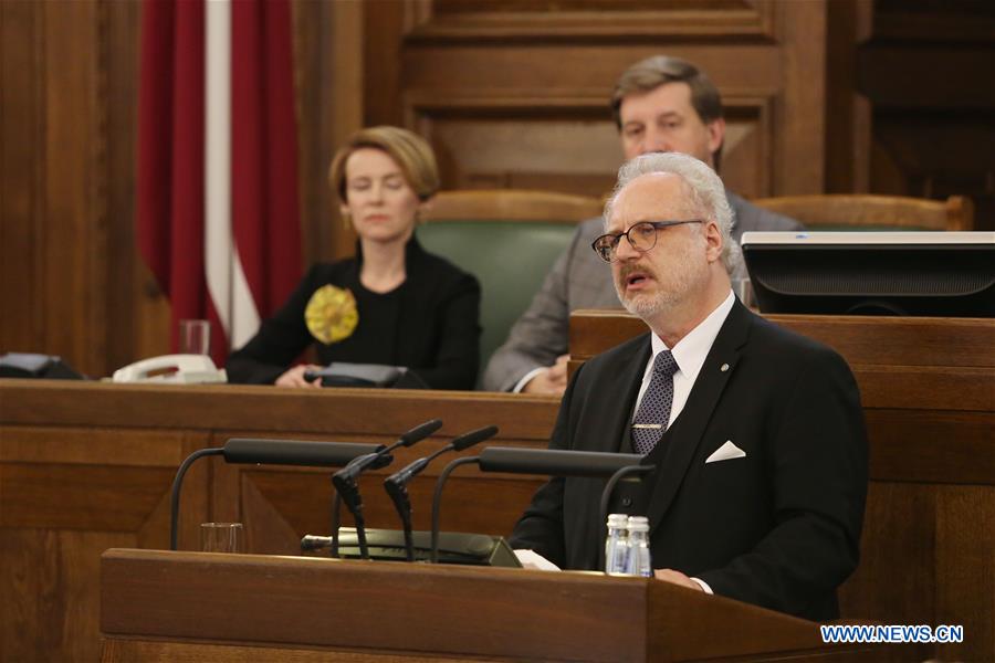LATVIA-RIGA-NEWLY-ELECTED PRESIDENT