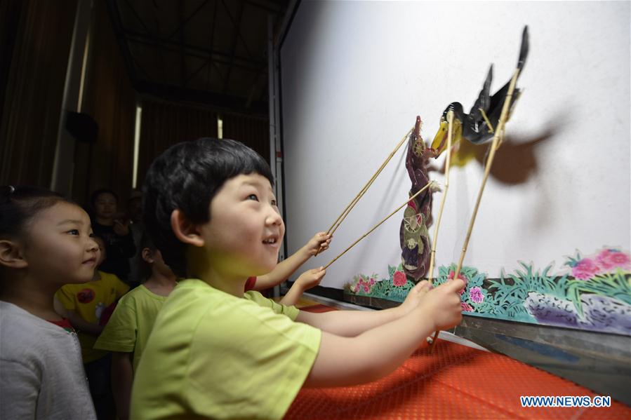 #CHINA-SHANXI-CHILDREN'S DAY-SHADOW PUPPETRY (CN)