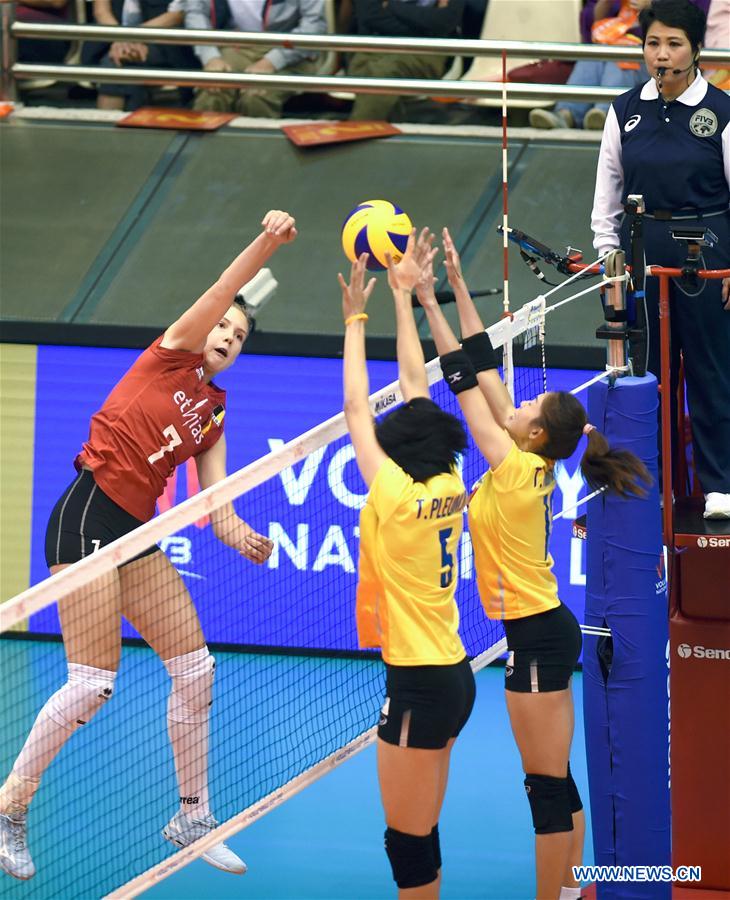 (SP)CHINA-MACAO-VOLLEYBALL-NATIONS LEAGUE-BEL VS THA (CN)