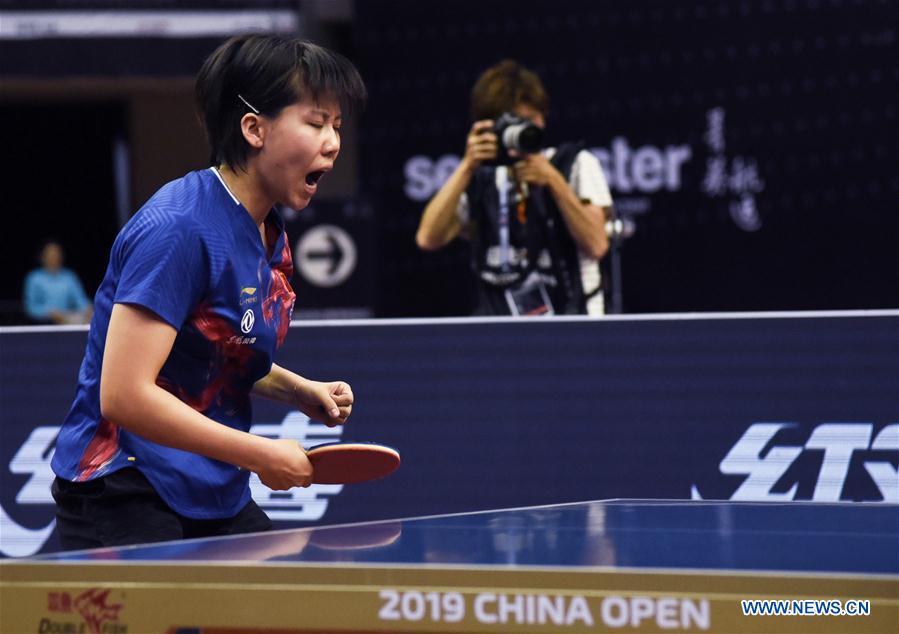 (SP)CHINA-SHENZHEN-TABLE TENNIS-CHINA OPEN-WOMEN'S SINGLES (CN)
