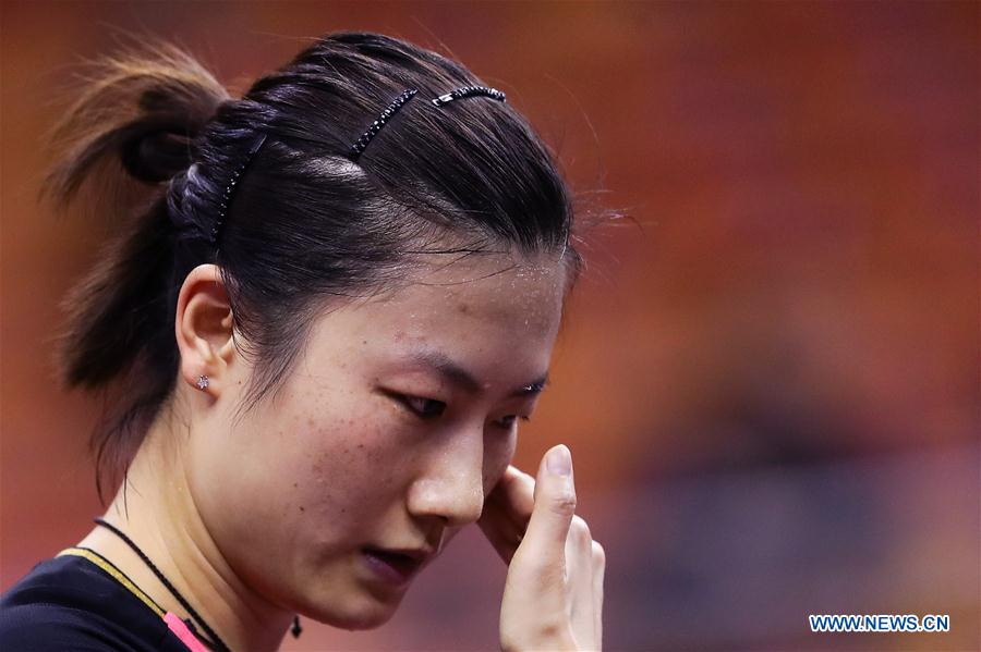 (SP)CHINA-SHENZHEN-TABLE TENNIS-CHINA OPEN-WOMEN'S SINGLES (CN)