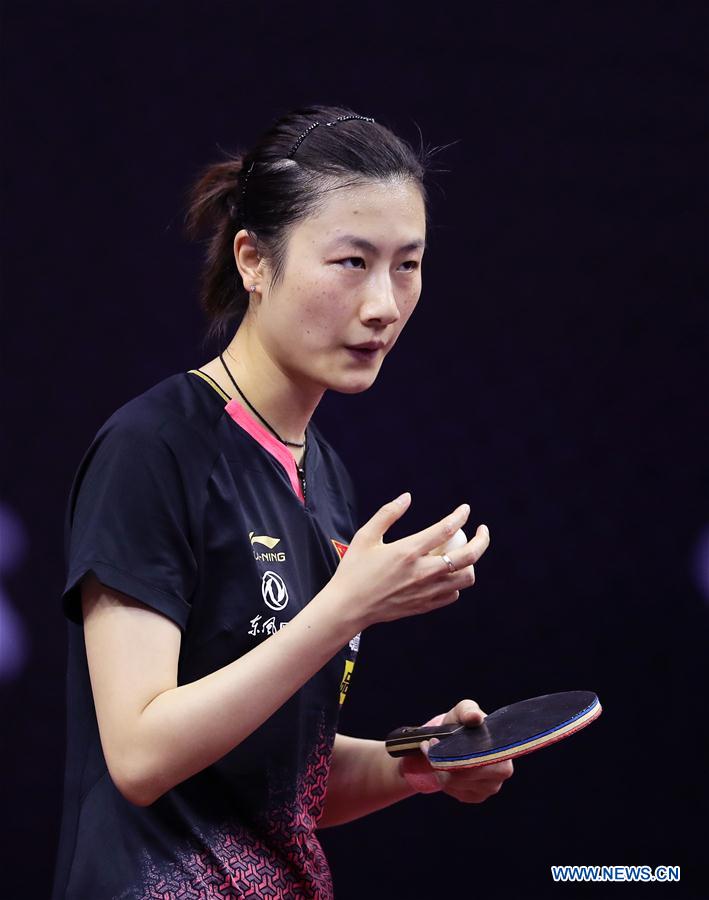 (SP)CHINA-SHENZHEN-TABLE TENNIS-CHINA OPEN-WOMEN'S SINGLES (CN)