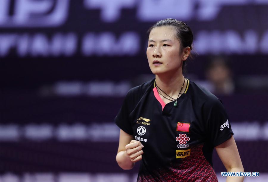 (SP)CHINA-SHENZHEN-TABLE TENNIS-CHINA OPEN-WOMEN'S SINGLES (CN)