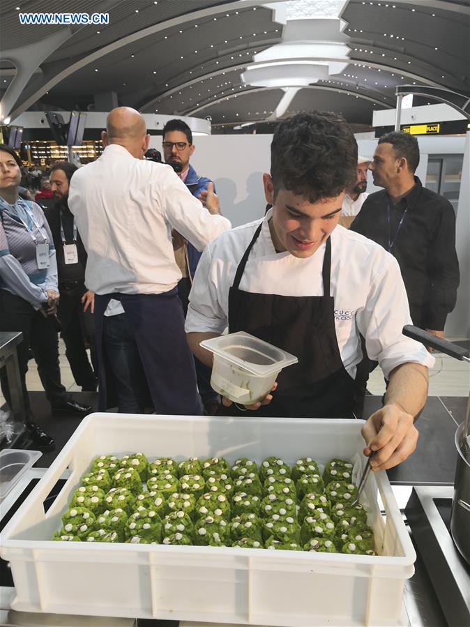 ITALY-ROME-DA VINCI-ANNIVERSARY-COOKING SHOW