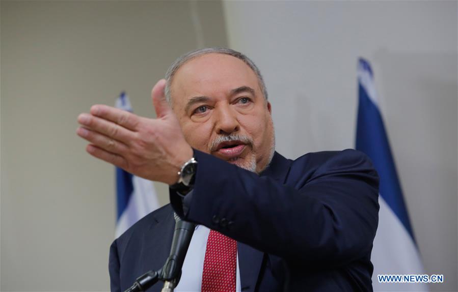 ISRAEL-TEL AVIV-LIEBERMAN-PRESS CONFERENCE