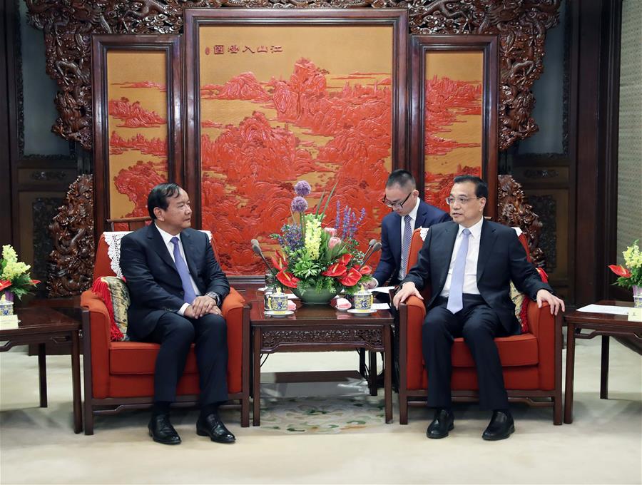 CHINA-BEIJING-LI KEQIANG-CAMBODIAN DEPUTY PM-MEETING (CN)