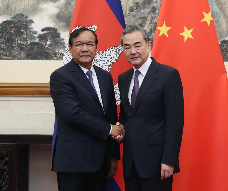 CHINA-BEIJING-WANG YI-CAMBODIAN DEPUTY PM-TALKS (CN)