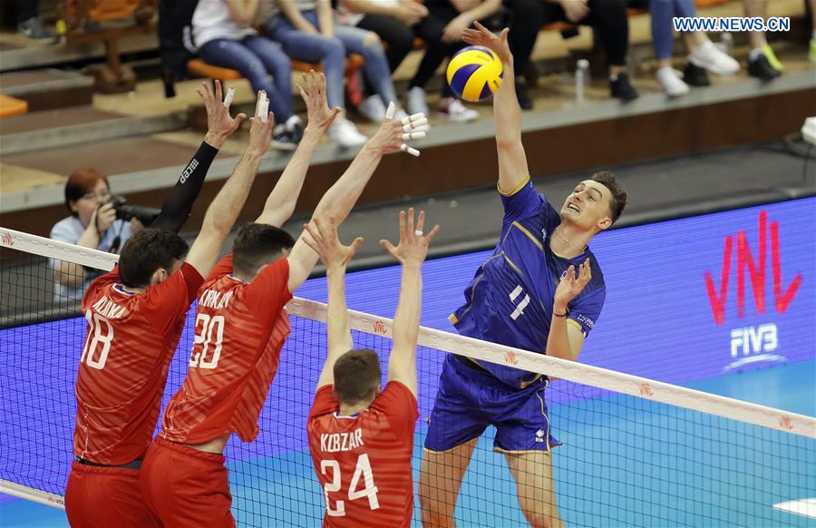(SP)SERBIA-NOVI SAD-VOLLEYBALL-NATIONS LEAGUE-FRANCE VS RUSSIA