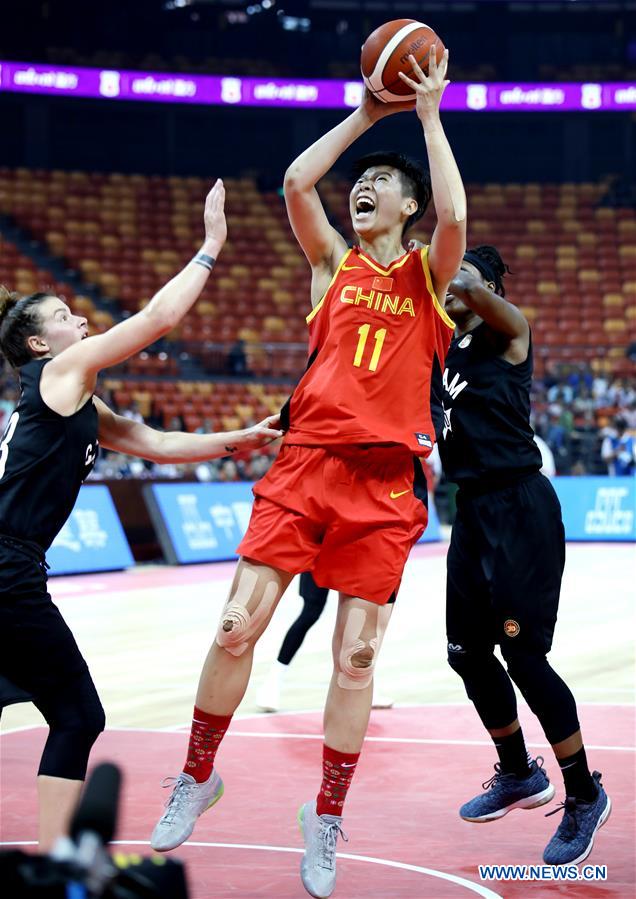 (SP)CHINA-QINGDAO-BASKETBALL-INTERNATIONAL WOMEN'S CHALLENGE