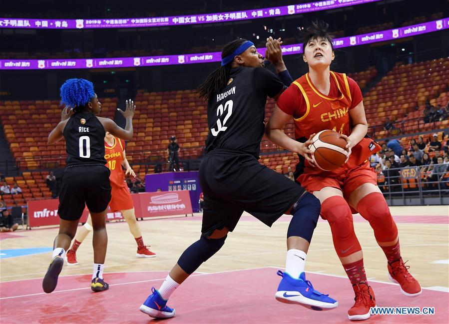 (SP)CHINA-QINGDAO-BASKETBALL-INTERNATIONAL WOMEN'S CHALLENGE