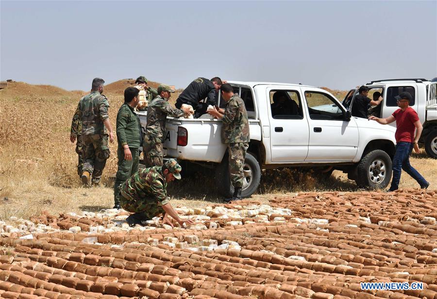 SYRIA-DARAA-EXPLOSIVES