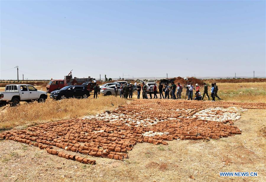 SYRIA-DARAA-EXPLOSIVES