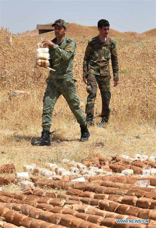 SYRIA-DARAA-EXPLOSIVES