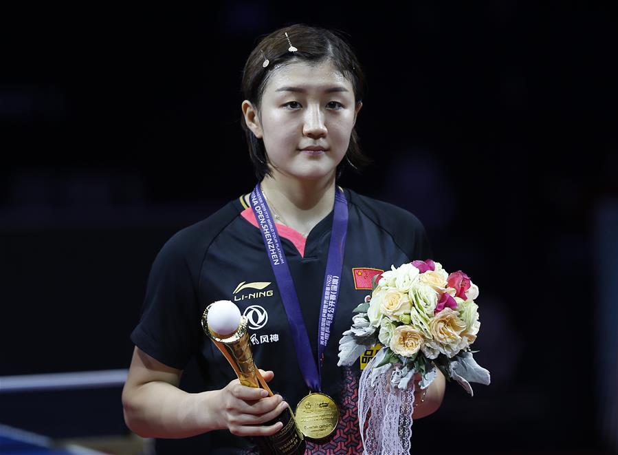 (SP)CHINA-SHENZHEN-TABLE TENNIS-ITTF CHINA OPEN-WOMEN'S FINAL (CN)