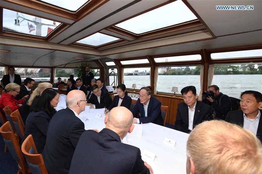 GERMANY-CHINA-WANG QISHAN-VISIT